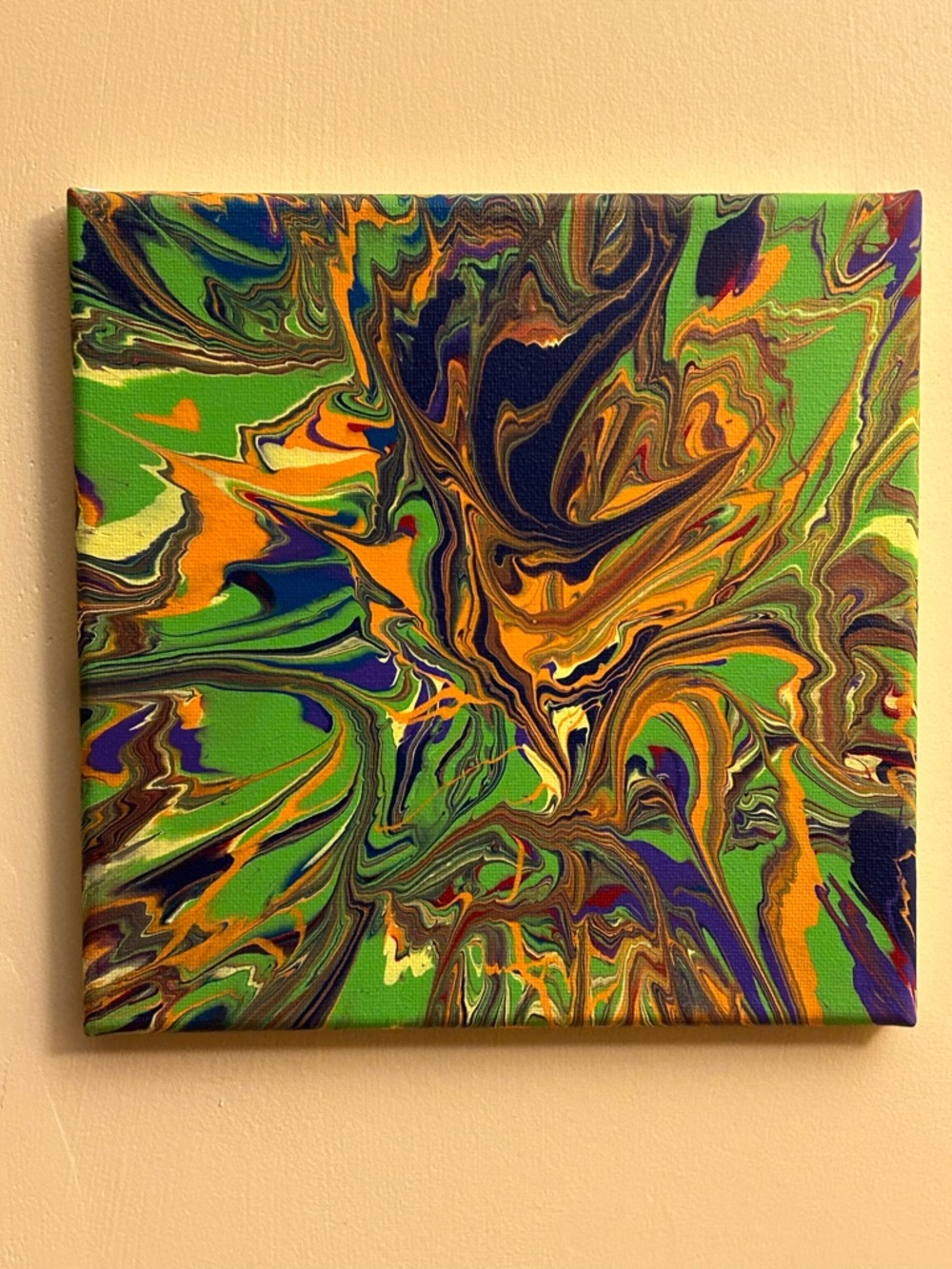 Colorful Original Abstract Painting “Night Dreams”